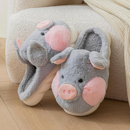 Walter's Cozy Farm™ Pig Slippers