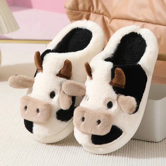 Walter's Cozy Farm™ Cow Slippers